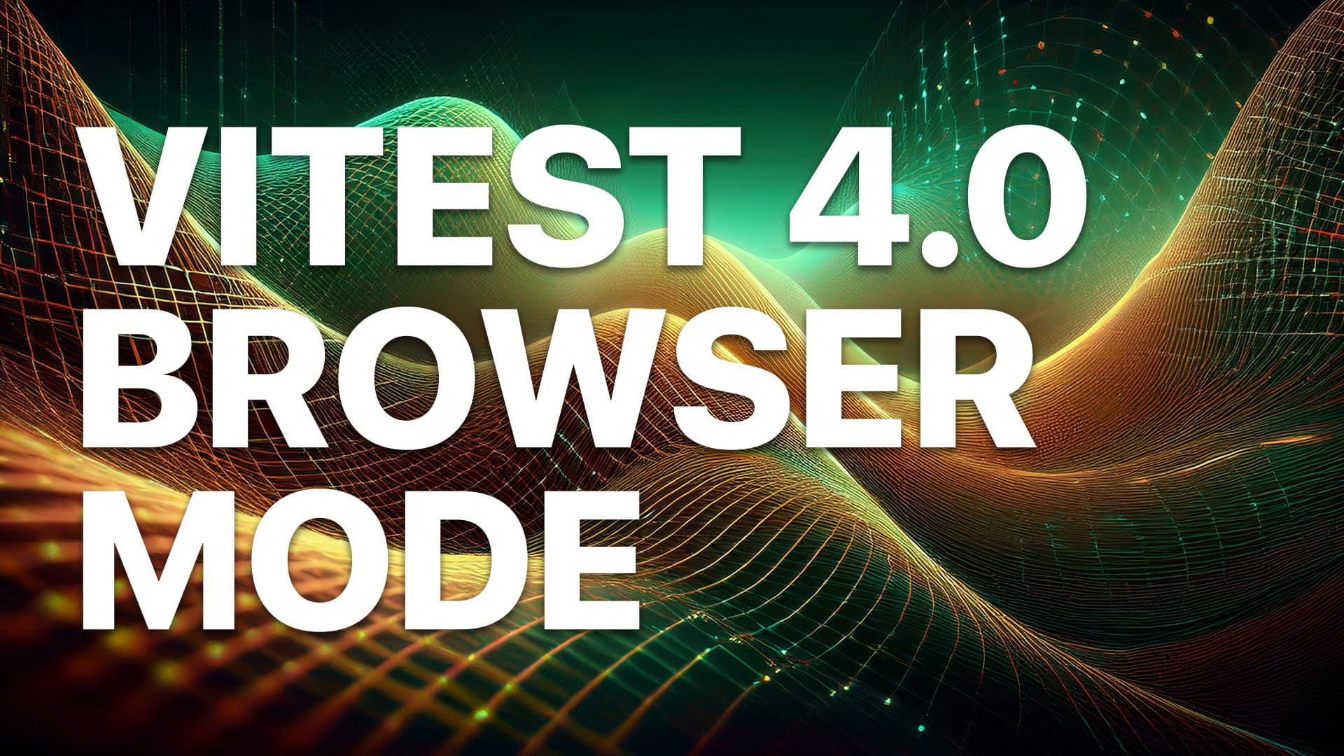 Vitest 4.0 Released with Stable Browser Mode and Visual Regression Testing
